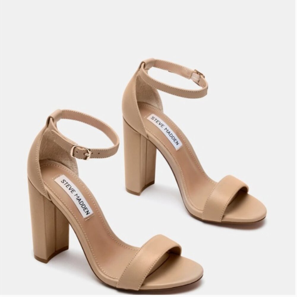CARRSON BLUSH LEATHER Heels - 6.5